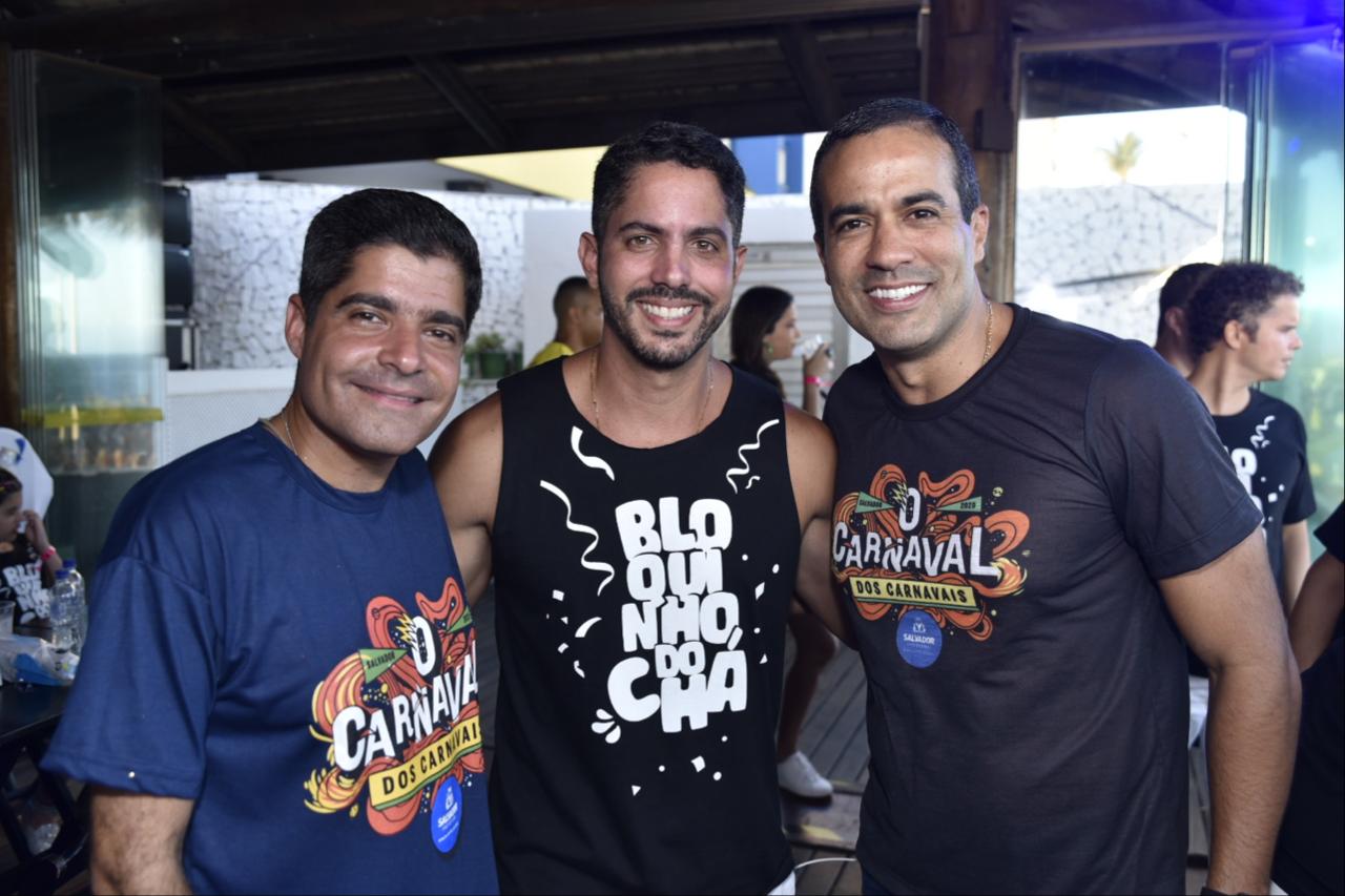 ACM Neto, Bruno Rocha e Bruno Reis                                